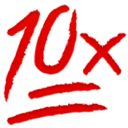 10x